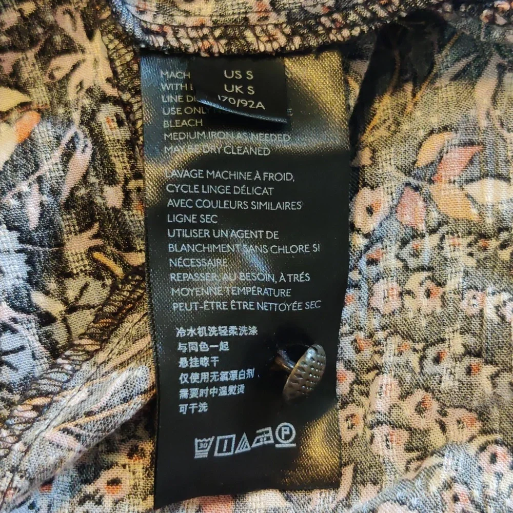 Anthropologie Maeve Fall Leaves Tunic Dress Size Small - Picture 8 of 8